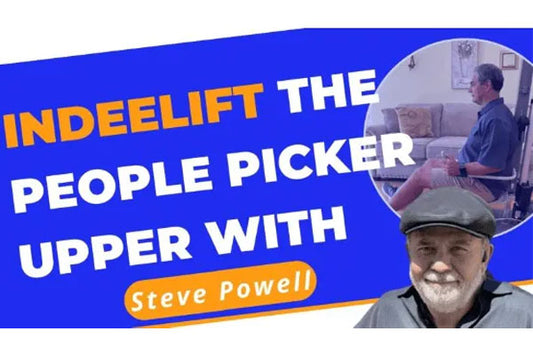 IndeeLift the “People Picker Upper” Human Floor Lifts – an interview by Caregiver Relief